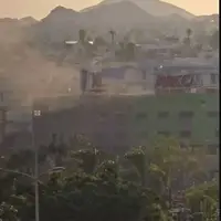 لحظه ‌اصابت پهپاد یمنی به بندر ایلات