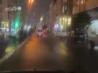 باران شدید و آب‌گرفتگی معابر در گرگان