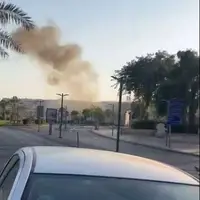 نمایی جدید از اصابت پهپاد یمنی به ایلات