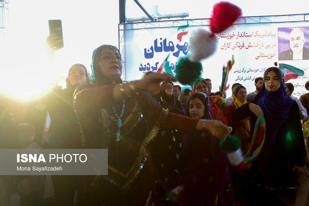 مراسم استقبال و تجلیل از مدال‌آوران خوزستانی تیم ملی کشتی فرنگی ایران