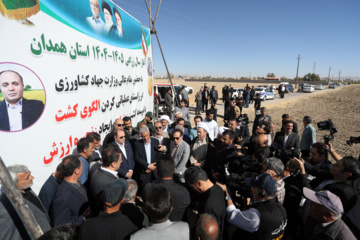 عکس/ سفر وزیر جهاد کشاورزی به همدان