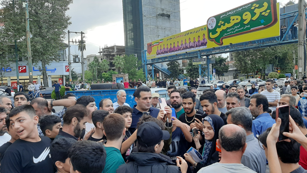 عکس/ سنگ تمام آملیها برای ساروی