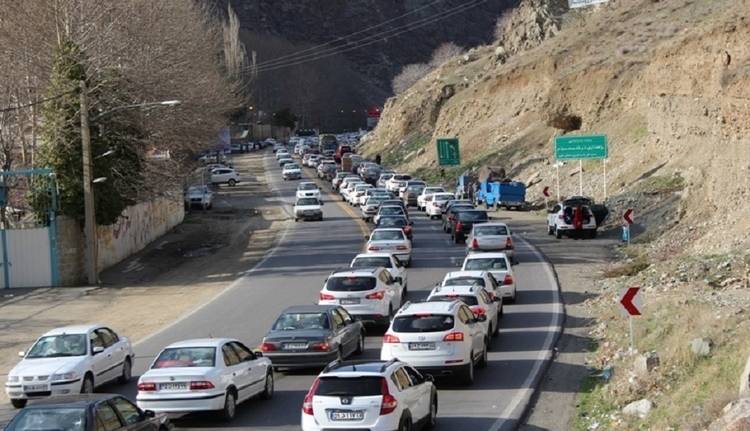 ترافیک سنگین در جادههای منتهی به استان مازندران