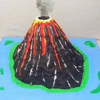 برای مدرسه این آتشفشان با وسایل در دسترس رو درست کن