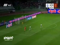 شوت علیپور با واکنش دروازه‌بان ملوان مهار شد