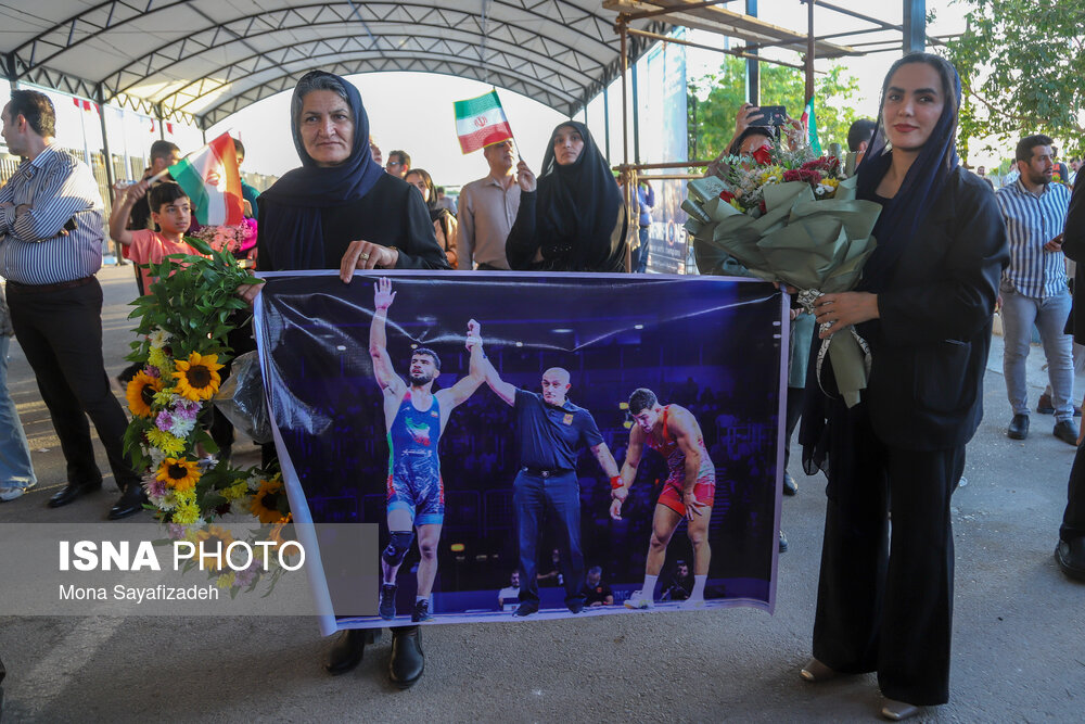 مراسم استقبال و تجلیل از مدال‌آوران خوزستانی تیم ملی کشتی فرنگی ایران
