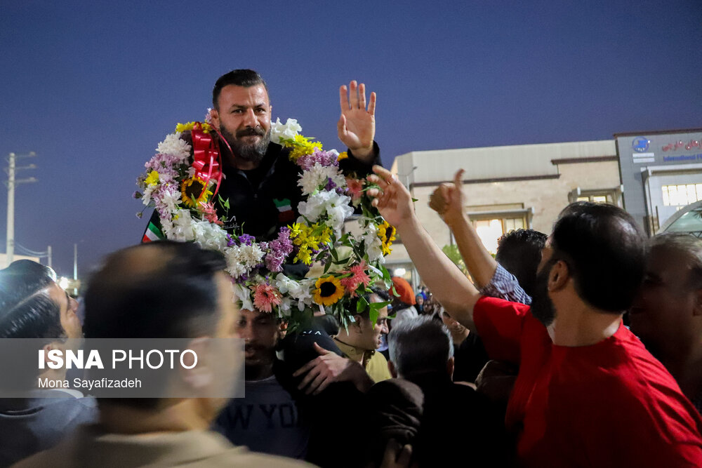 مراسم استقبال و تجلیل از مدال‌آوران خوزستانی تیم ملی کشتی فرنگی ایران