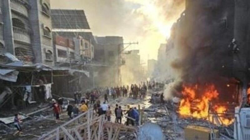 ۱۱ شهید در حمله وحشیانه صهیونیست‌ها به منزل مسکونی در نوار غزه