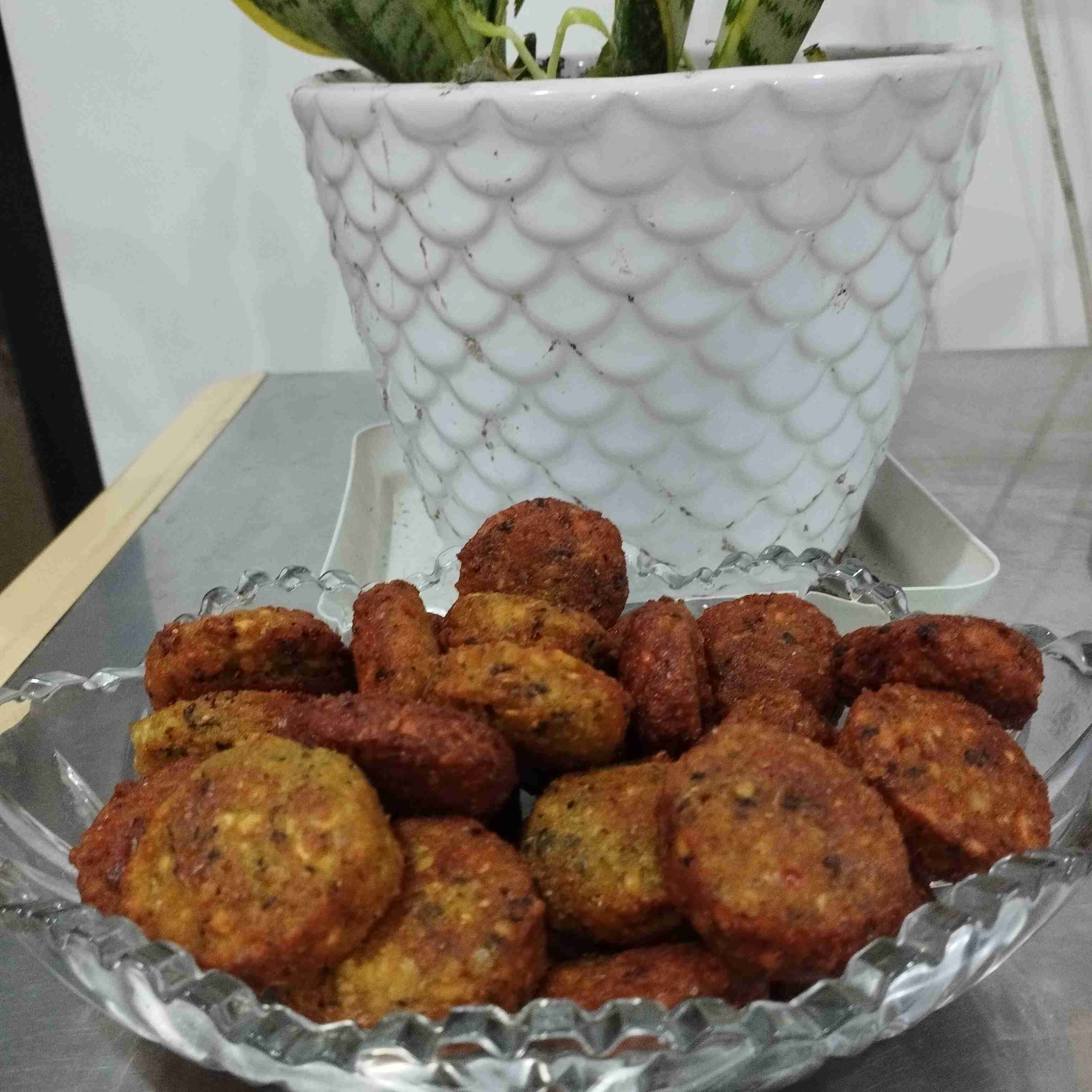 فلافل خانگی با لوبیا چشم بلبلی