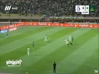 عکس العمل فوق العاده جعفرپور مانع گلزنی آبی پوش ها شد