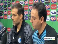 مربی استقلال: فرصت نکردم گلی که خوردیم را ببینم