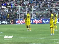 گل اول سپاهان به خیبر توسط حاج صفی 