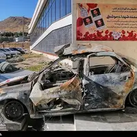 خودروی شهدای موشکی در جنگ 12 روزه