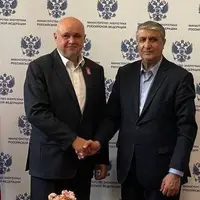 دیدار رئیس سازمان انرژی اتمی با وزیر انرژی روسیه