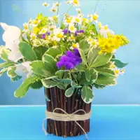 اینجوری گلدون بساز!