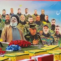 آماده‌سازی مراسم بزرگداشت شهید نصرالله در ضاحیه