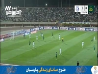 گل اول شمس آذر به استقلال توسط محبی