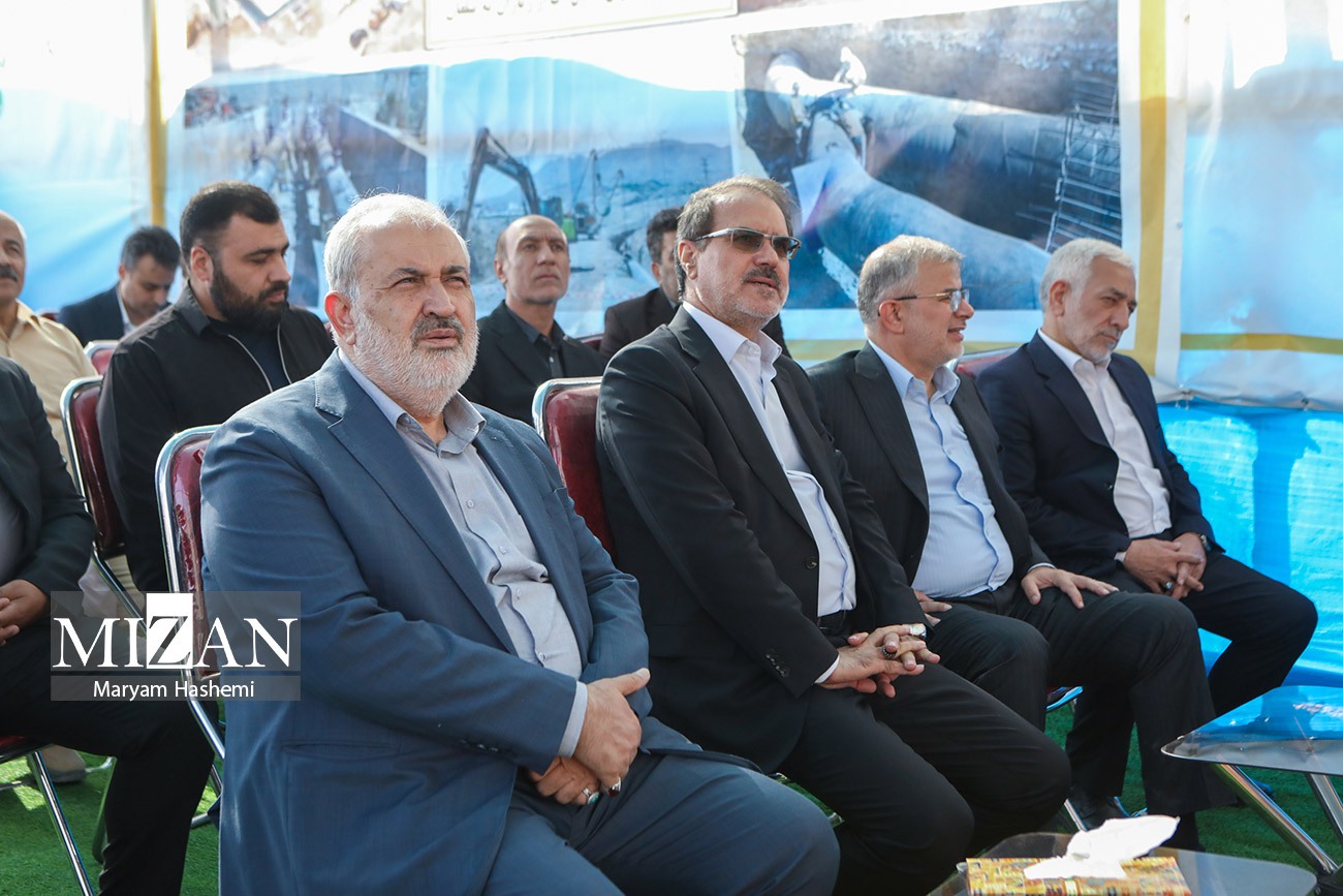 افتتاح خط لوله انتقال آب سد طالقان به کرج وتهران