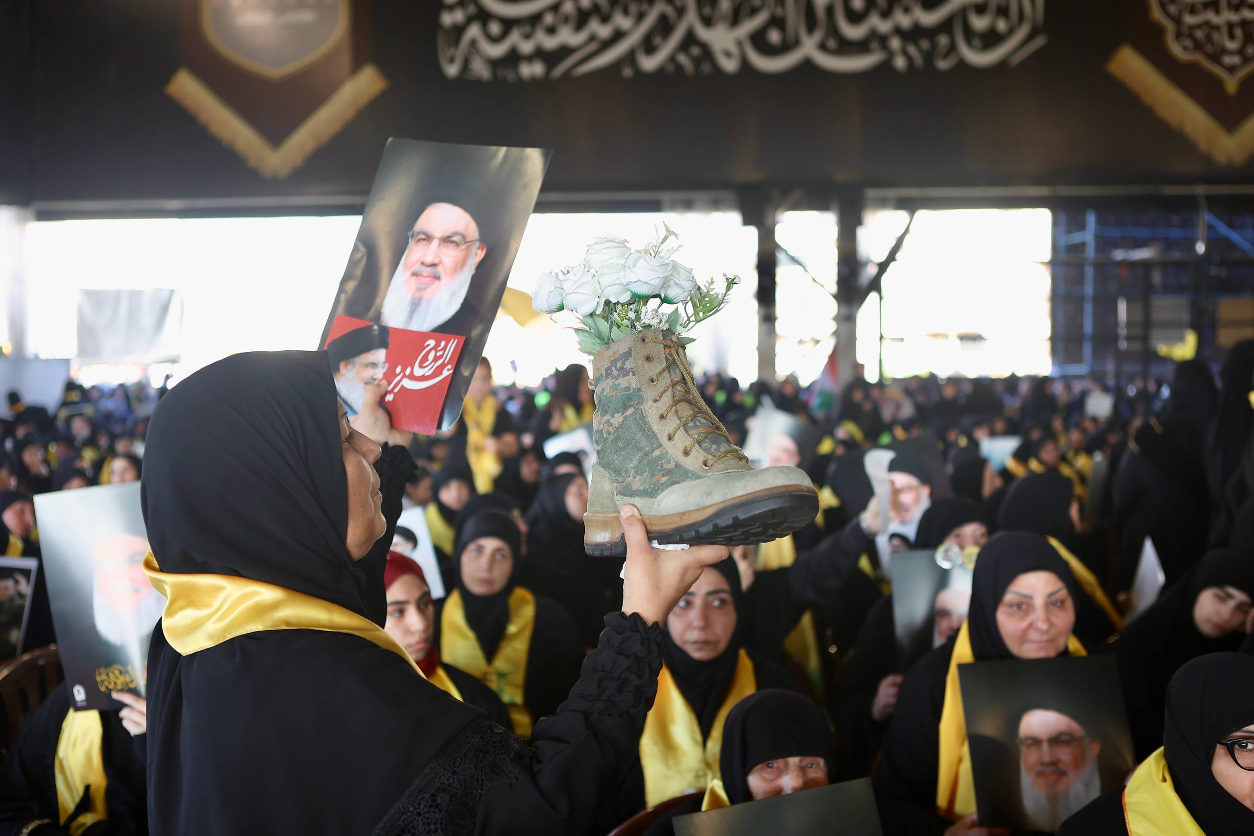 مراسم سالگرد شهیدان سید حسن نصرالله و سید هاشم صفی‌الدین