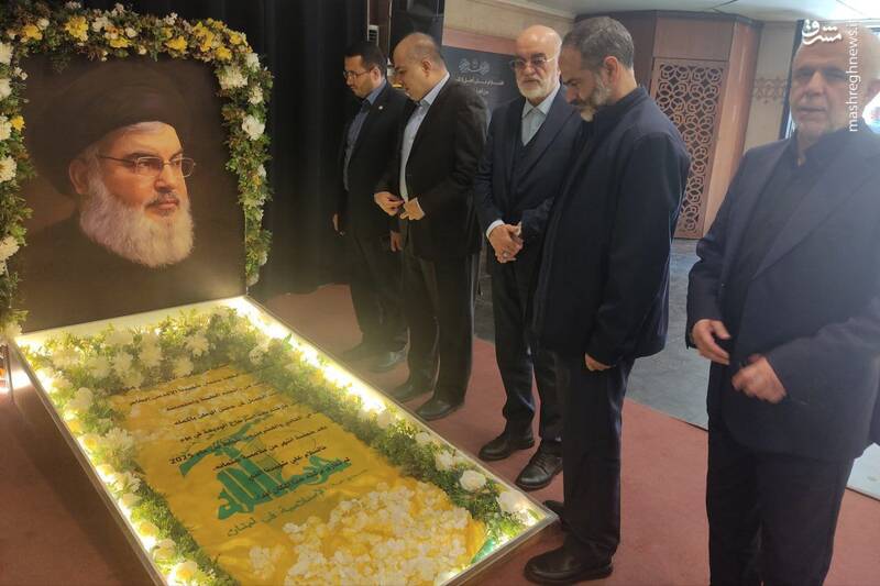 حضور هیئت پارلمانی ایران در بیروت