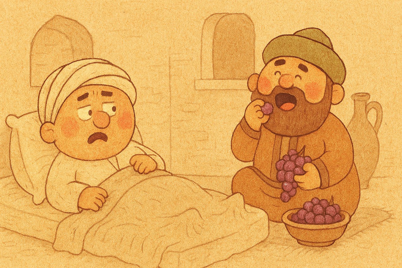 میهمان نادان و بیمار بدبخت!