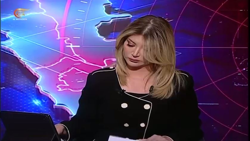 لحظه اعلام خبر شهادت سید حسن نصرالله توسط مجری شبکه المیادین