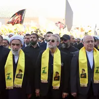حضور دبیر شورای عالی امنیت ملی در مراسم سالگرد سید حسن نصرالله