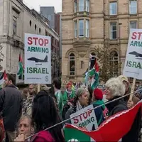 لیورپولی‌ها در حمایت از فلسطین به خیابان آمدند