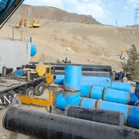افتتاح خط لوله انتقال آب سد طالقان به کرج وتهران