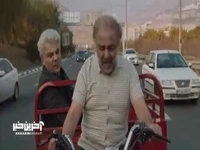 اجل بنزین موتور داوود رو پر کرد!/داوود: به خدا ایمان میارم دمت گرم!