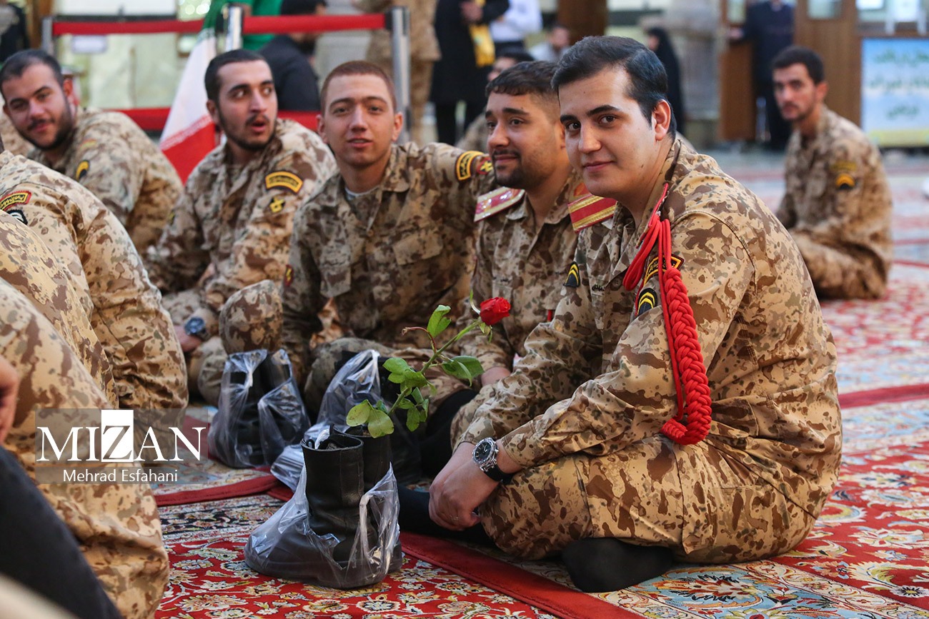 مراسم روز سرباز در حرم حضرت عبدالعظیم (ع)
