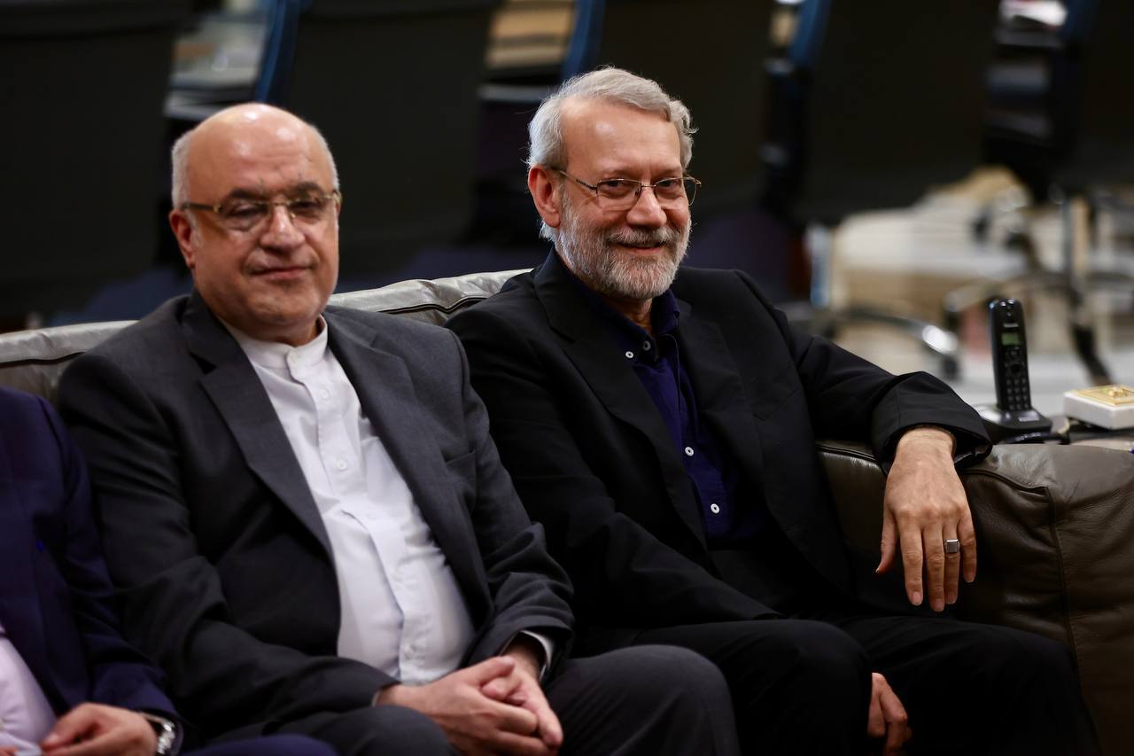 عکس/ دیدار علی لاریجانی با نخست وزیر لبنان 