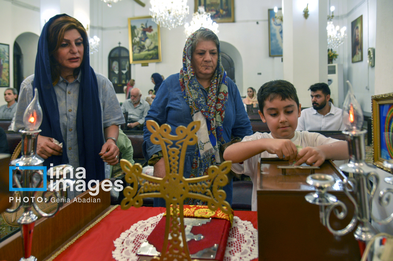 مراسم بزرگداشت «گئورگ مقدس» در کلیسای ارامنه تهران