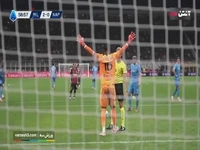 گل اول ناپولی به آث میلان (دی بروینه)