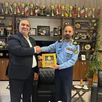 دیدار رئیس انجمن موی‌تای با رئیس اداره تربیت‌بدنی کل ارتش