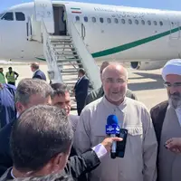 قالیباف وارد سمنان شد