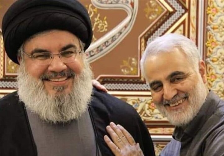 دست نوشته حاج قاسم از یک دیدار با سید حسن نصرالله