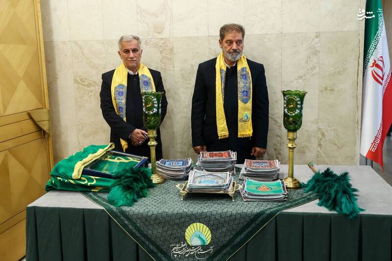 حضور خادمان حرم حضرت عبدالعظیم در مجلس