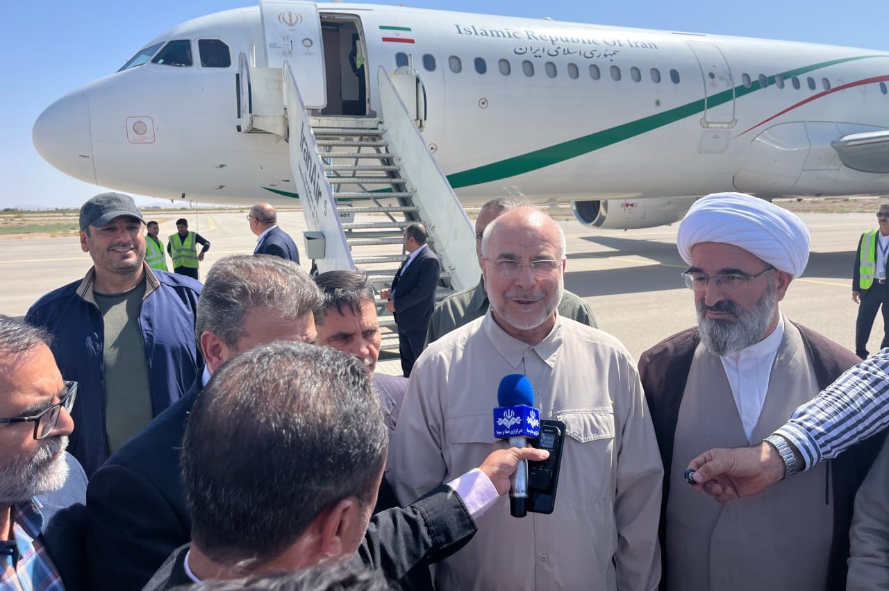 قالیباف وارد سمنان شد
