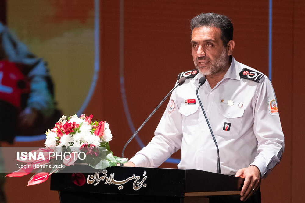 عکس/ مراسم گرامیداشت روز آتش‌نشان