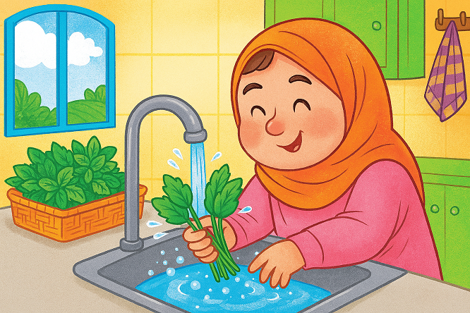سفره‌ای ساده با نعناهای شاعرانه