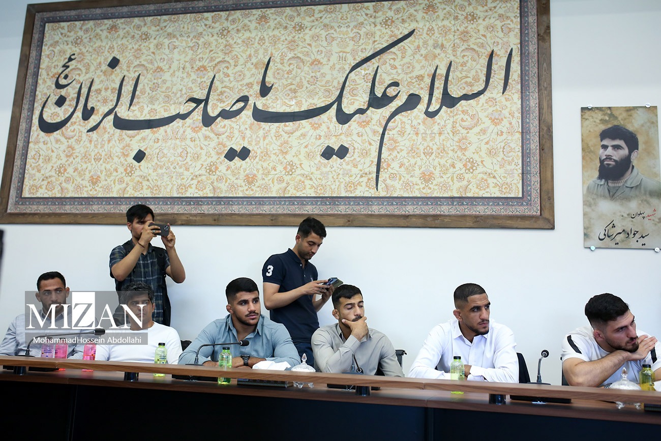 مراسم تقدیر از ملی پوشان کشتی