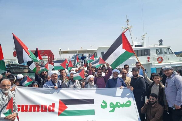 عکس/ کاروان «صمود» به بندر چابهار رسید
