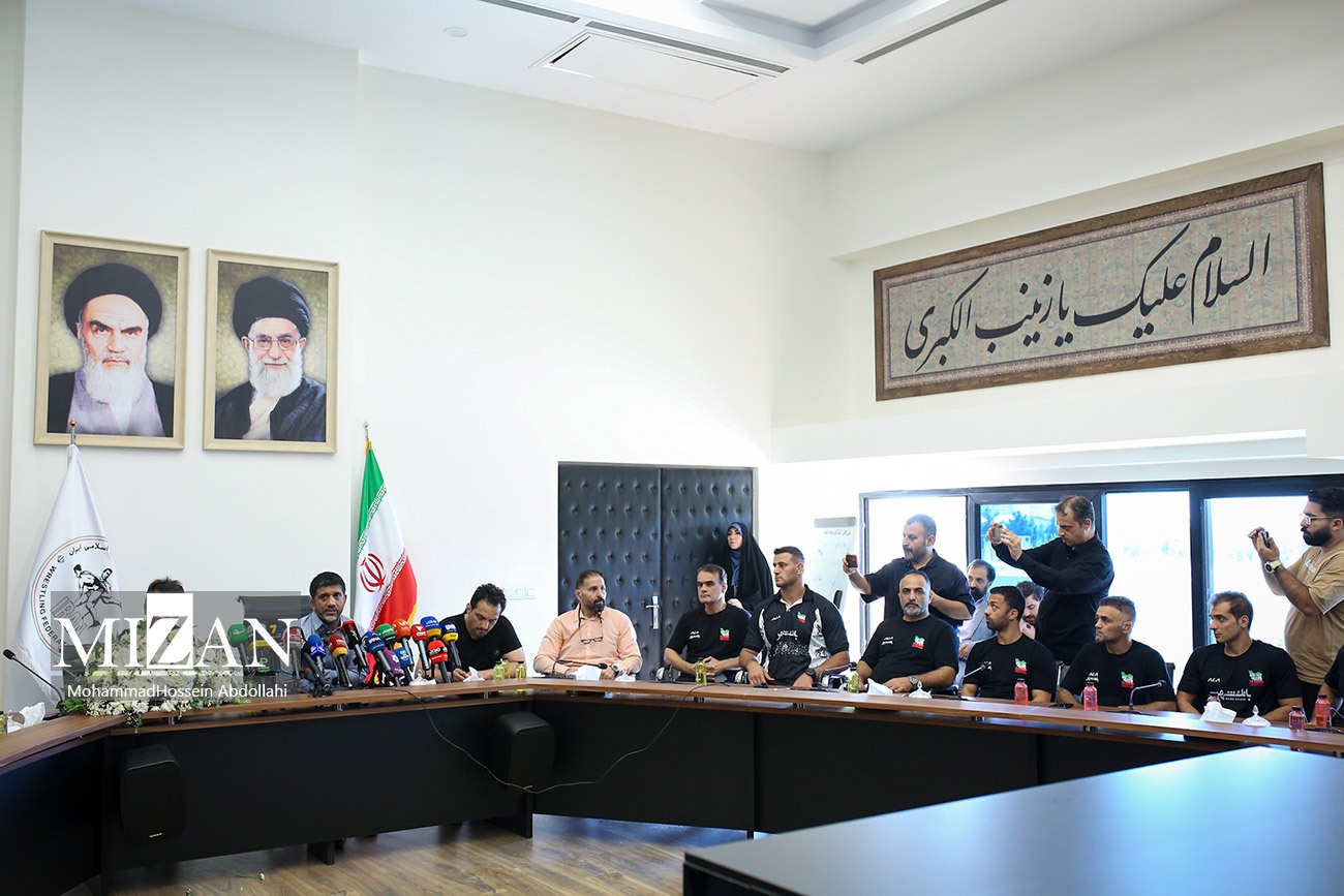 مراسم تقدیر از ملی پوشان کشتی