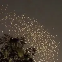 پرندگان درخشان در آسمان روسیه!