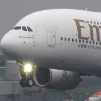 تیک آف هواپیمای غول پیکر A380