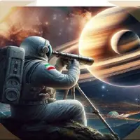 رصد پاییزی ماه و زحل با تلسکوپ