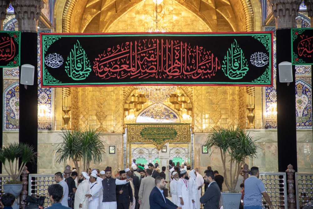 سیاه‌پوش شدن کربلا در سوگ فاطمیه