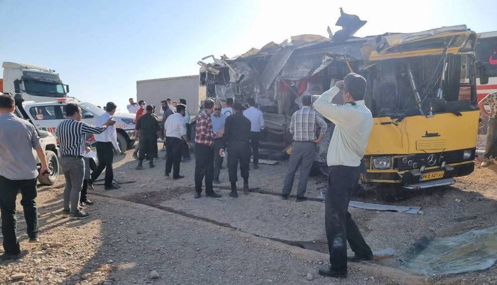 خواب‌آلودگی راننده عامل تصادف دانشجویان پیراپزشکی سرخه