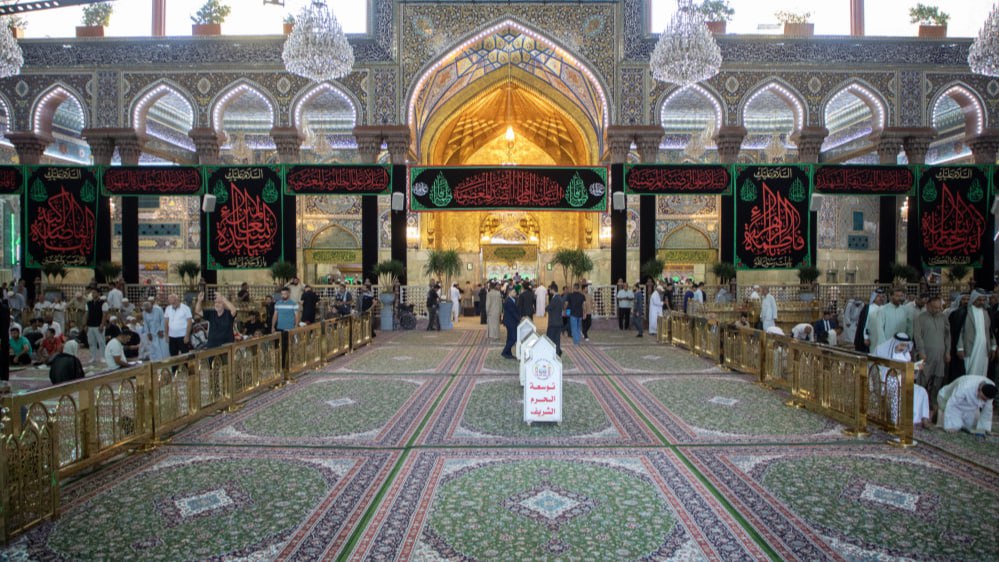سیاه‌پوش شدن کربلا در سوگ فاطمیه